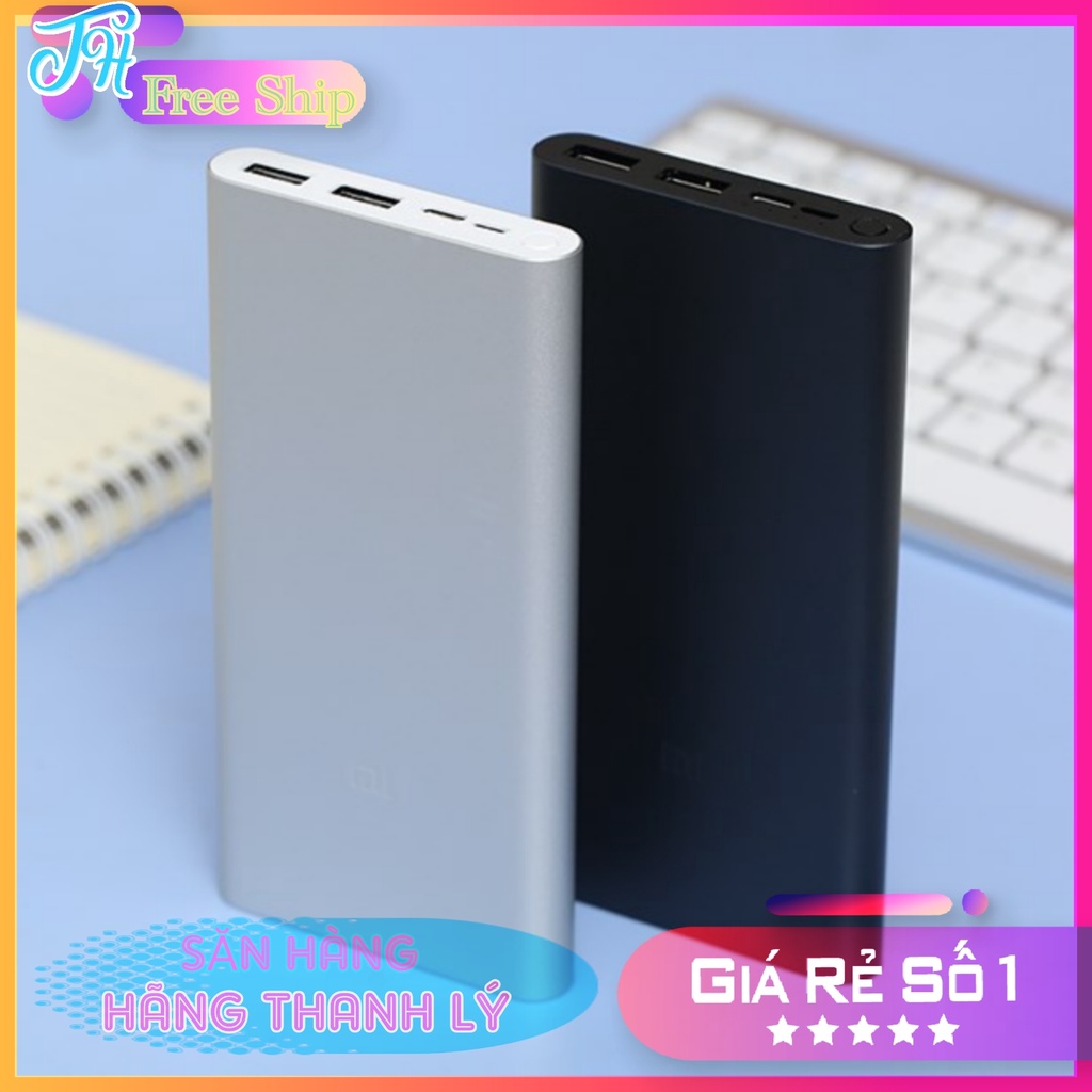 Sạc dự phòng Xiaomi 10000mAh Gen 2 có đèn báo