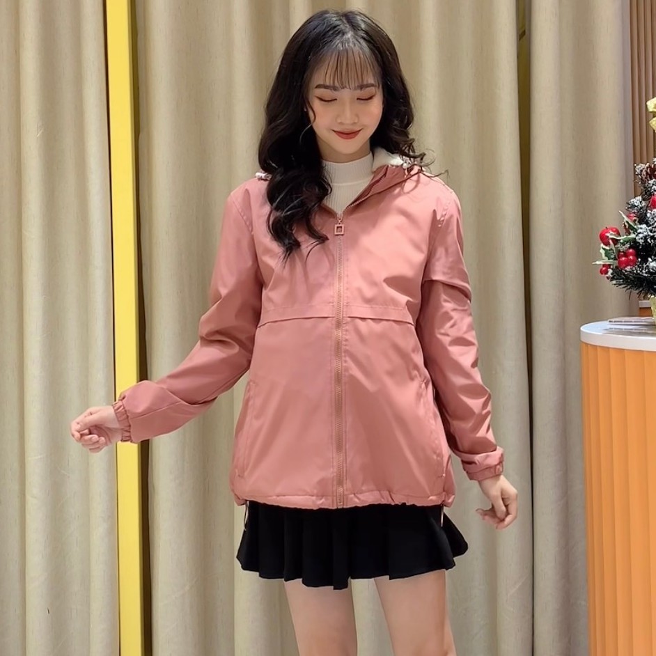 Áo Gió Lót Lông Cho Bầu Ấm Ấp Mùa Đông - Áo Khoác Phao Giữ Nhiệt Thiết Kế Medyla - APK001