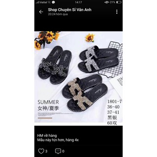 Combo dép HM  loại đẹp cho nữ size 36-40