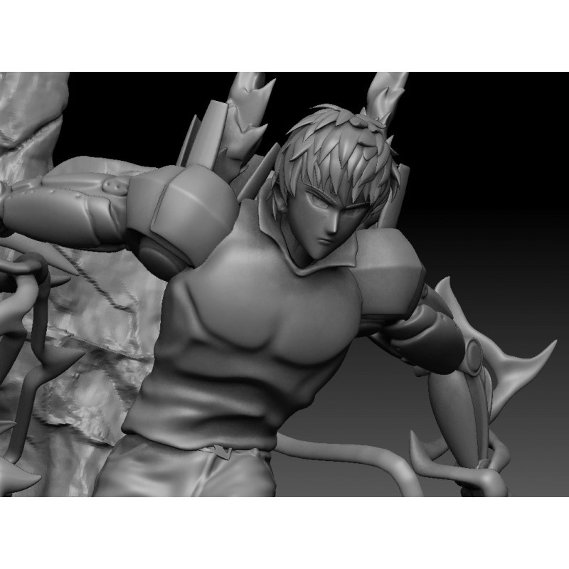 File in 3D GENOS ONE PUNCH MAN - Manga