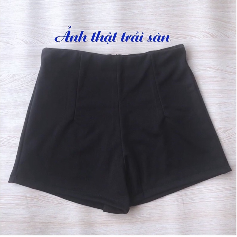 Quần Short Dancer Lưng Cao Co Dãn Cho Nữ - Quần Đùi Nữ lưng Cao CẠP KHÓA Dáng Ôm Nâng Mông - HiMie