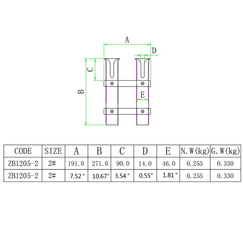 Giá Đỡ Cần Câu Cá Bằng Nhựa Siêu Bền Tiện Dụng Cho Tàu Thuyền