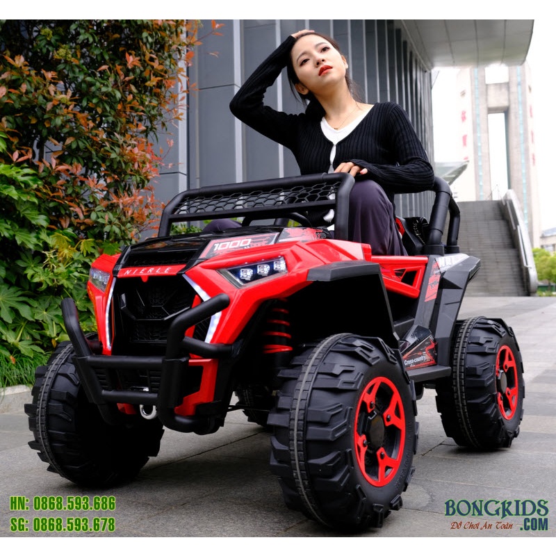 Xe ô tô điện trẻ em Nel918 🔥BH 12 THÁNG🔥 xe ô tô điện trẻ em trọng tải lớn 60kg, 2 chỗ ngồi rộng, 4 động cơ to, có nhạc