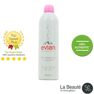 Evian Eau Minérale Naturelle Brumisateur - Xịt Khoáng Tự Nhiên 400ml