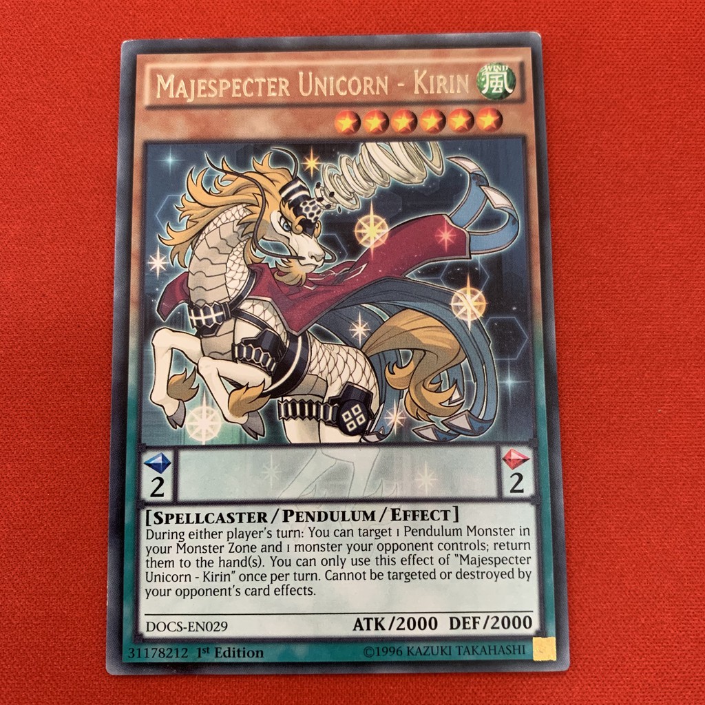 [EN][Thẻ Bài Yugioh Chính Hãng] Majespecter Unicorn - Kirin