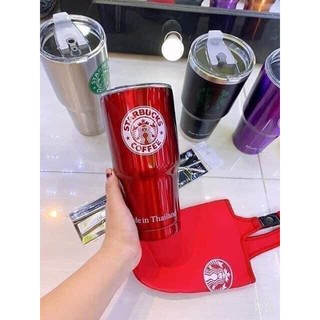 Ly giữ nhiệt starbucks 900ml ( hàng chuẩn, tặng kèm túi, ống hút)