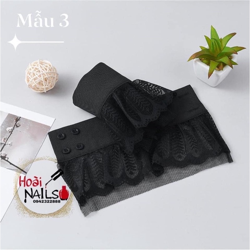 Tay áo chụp ảnh nail