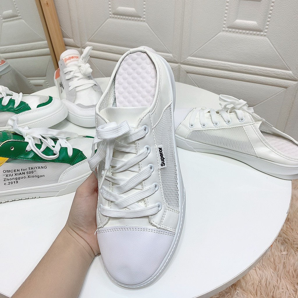 Giày sục thể thao nam, giày lười sneaker nam trẻ trung cá tính SUPEROR 1F03