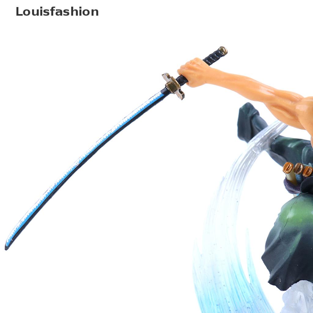 [Louisfashion] Anime One Piece 17cm Ronoa Zoro Ghost Battle PVC Action Figure Model Toys  New Stock