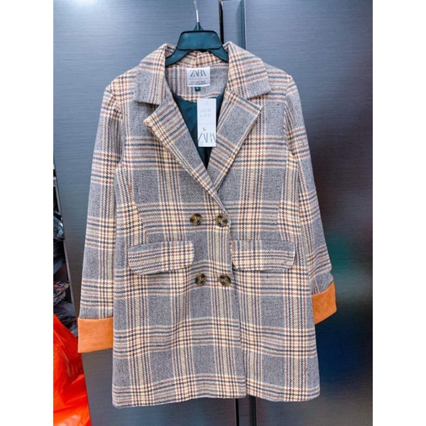 Áo vest dạ kẻ