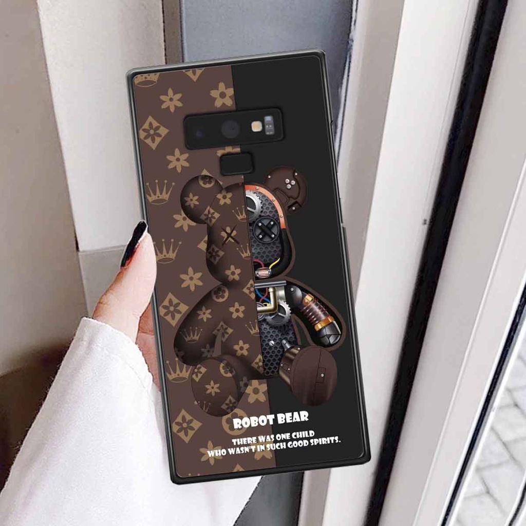 Ốp Samsung Note 9 bear brick, gấu đáng yêu, dễ thương