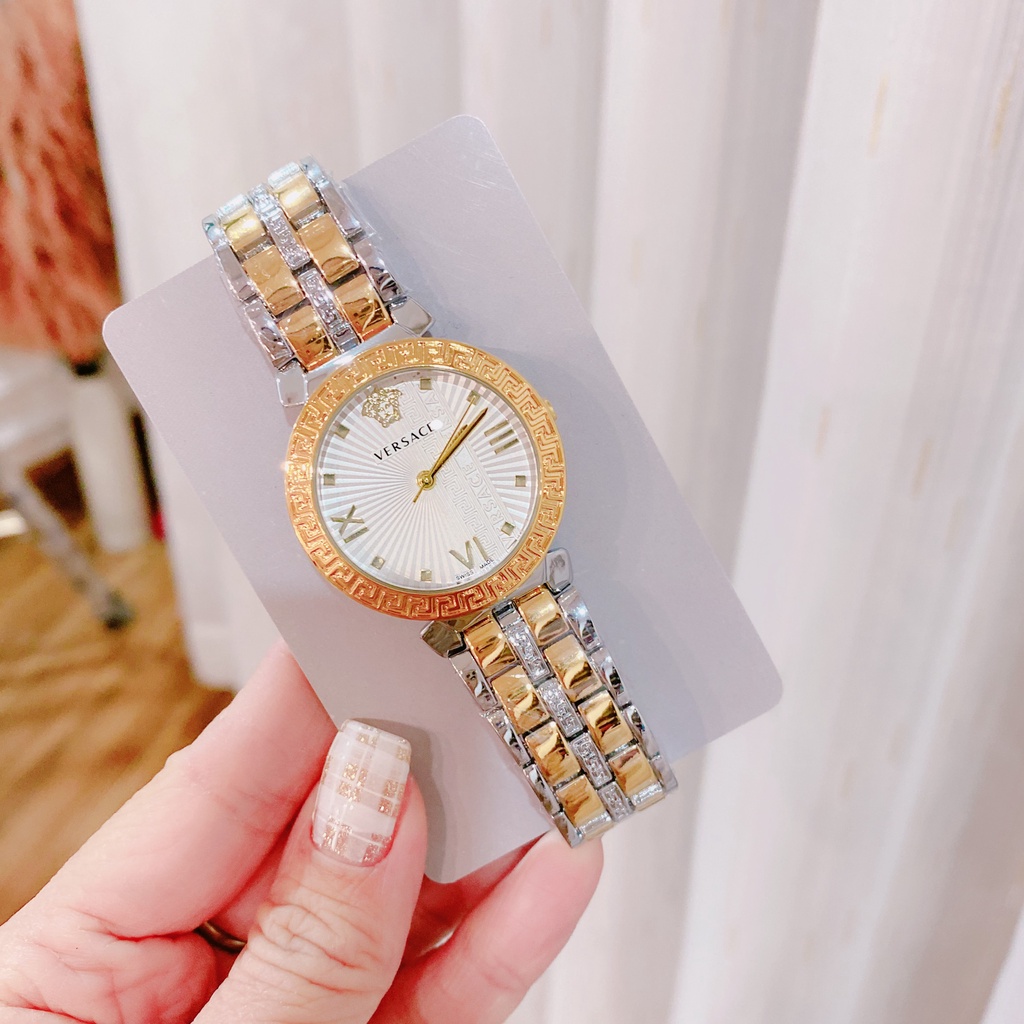 Đồng Hồ Nữ Chống Nước, Đồng Hồ Đeo Tay Versace Thời Trang Dây Thép Không Gỉ Cao Cấp Cực Đẹp | BigBuy360 - bigbuy360.vn