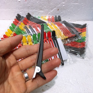 Vỉ 20 chiếc Kẹp Mỏ Vịt Định Vị chia Tóc nhiều màu