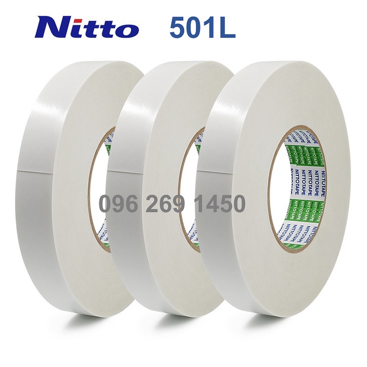 Băng keo 2 mặt Nitto 501L, Băng keo dán bọt xốp