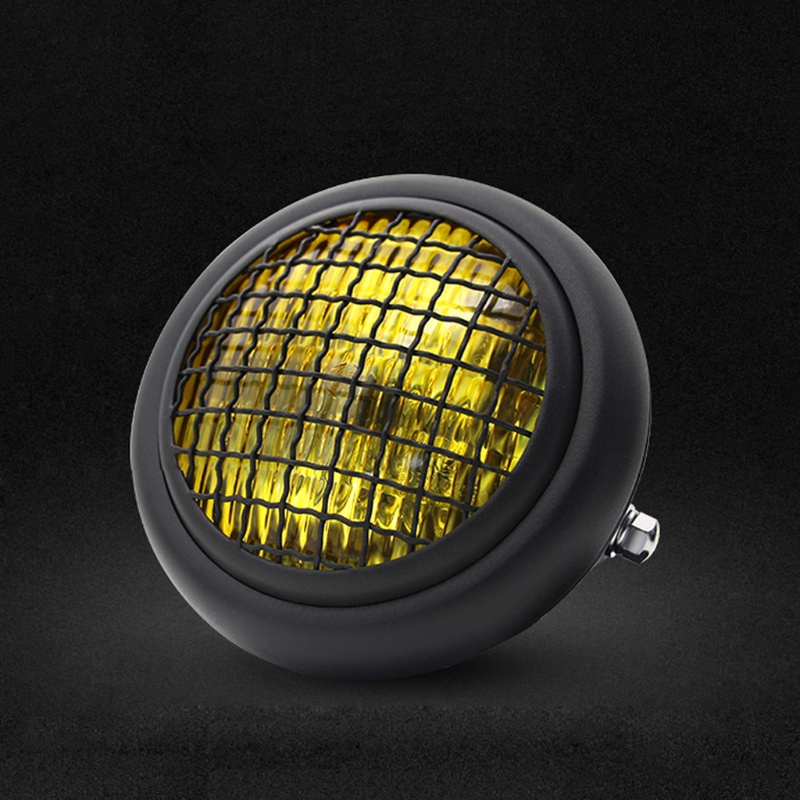 Chụp Đèn Pha Hình Tròn Phong Cách Vintage Thông Dụng Cho Xe Máy