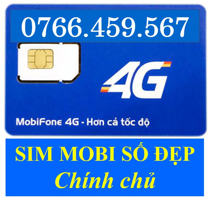 Sim Mobifone Số Đẹp 10 Số Trả Trướ, sim sảnh tiến 456, 567, 678