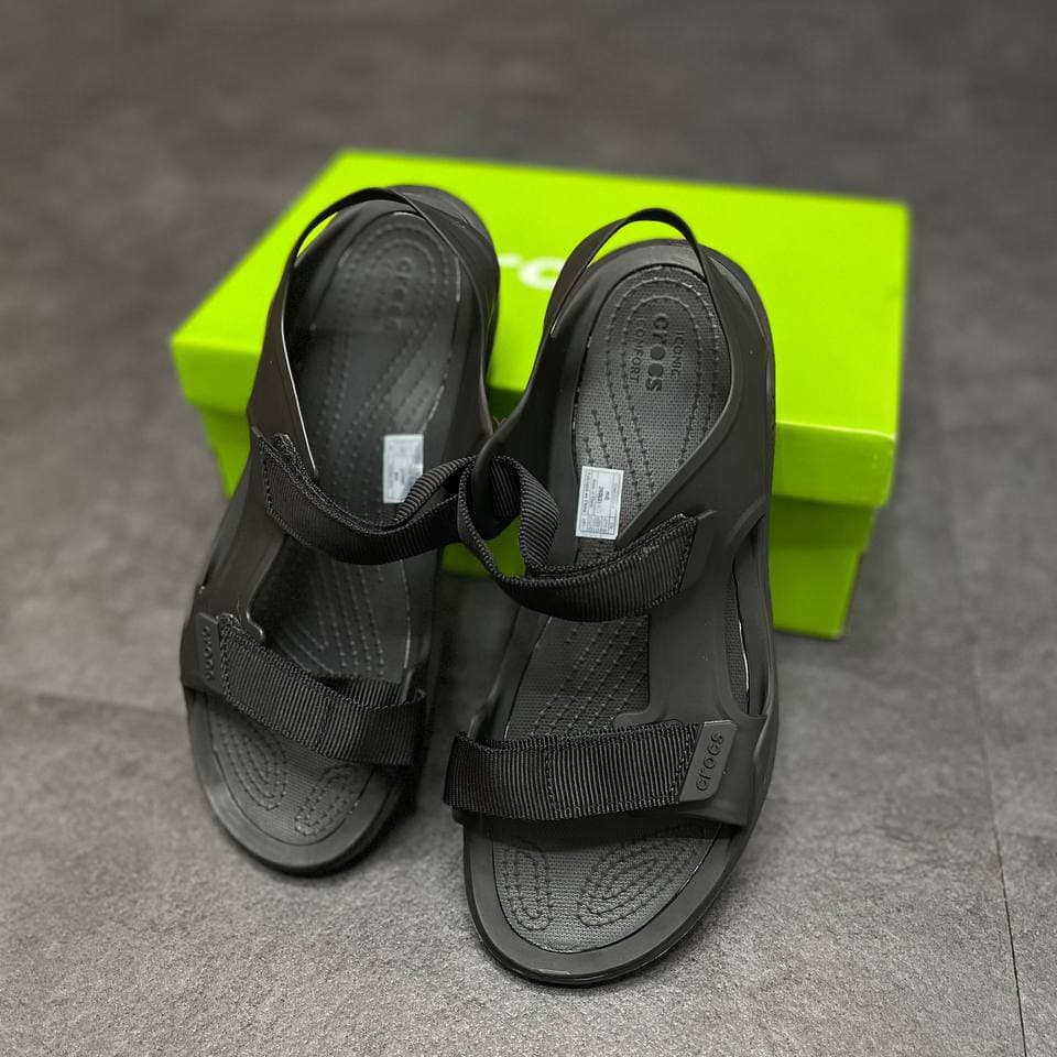 Giày Sandal Nam Swiftwater Chính Hãng - SSM -  Chất liệu quai nhựa phối vải chắc chắn. Đế cao su mềm êm. - SAUVUIVE