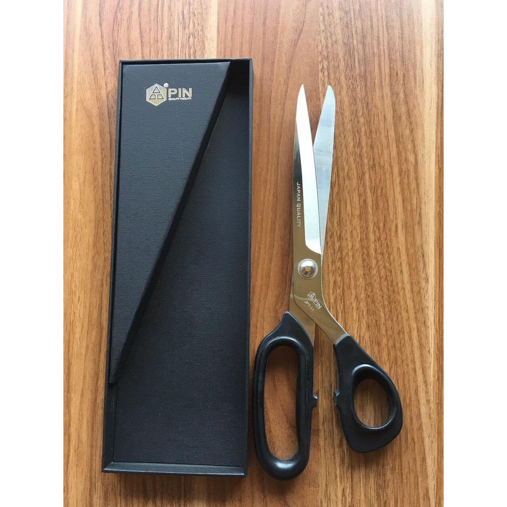 Kéo cắt vải cao cấp hãng Pin chất lượng xuất nhật cắt được nhiều lớp vải, kéo sử dụng thép không rỉ cho độ bền cao