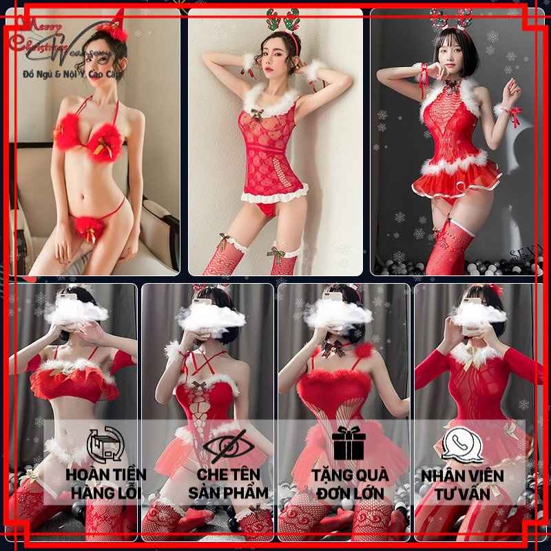 [NOEL 2022] Link Tổng Hợp 1 Cosplay Giáng Sinh Gợi Cảm Quyến Rũ Full Phụ Kiện [CWEAR.SEXY_ĐỒ NGỦ &amp; NỘI Y CAO CẤP]