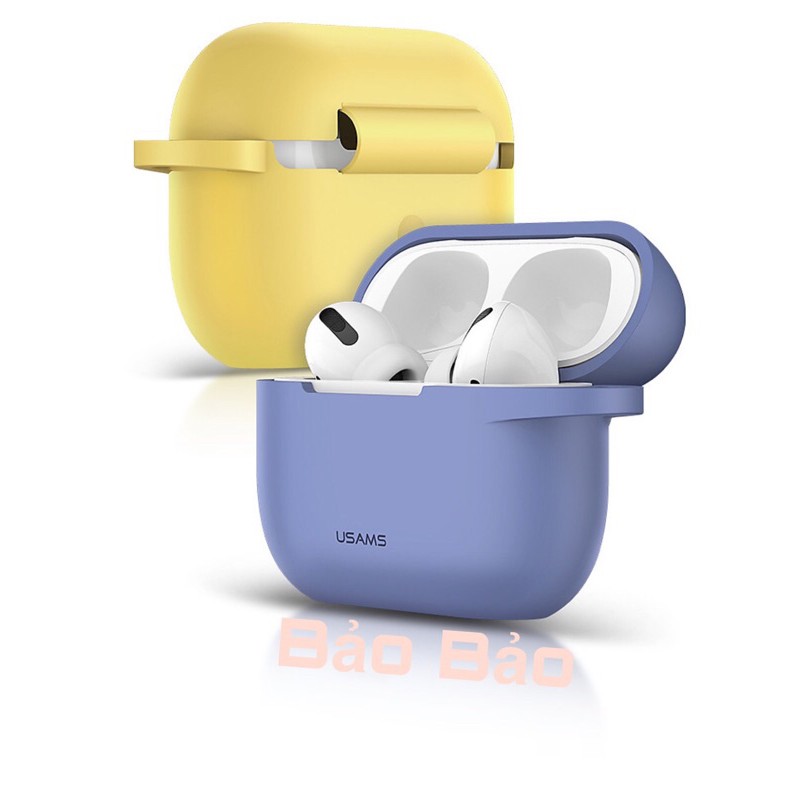 [Usams] Bao case chống sốc silicone cho tai nghe Apple Airpods Pro Usams BH568 (siêu mỏng 0.2mm)