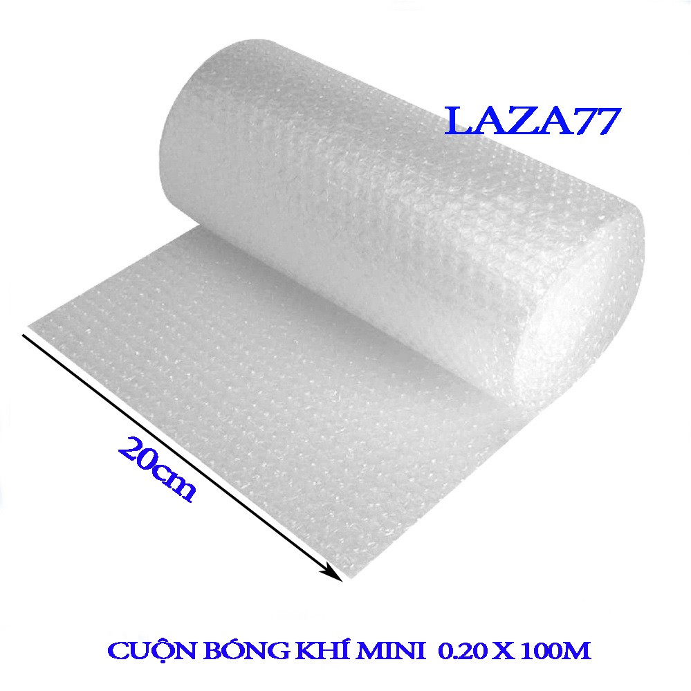Kích Thước 0.2x100  Cuộn Bong Bóng Khí - Màng xốp hơi - Xốp nổ