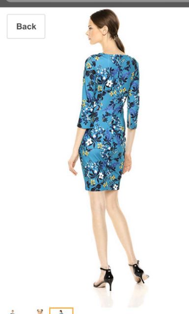 Đầm ôm in hoa CK Floral Sheath Dress