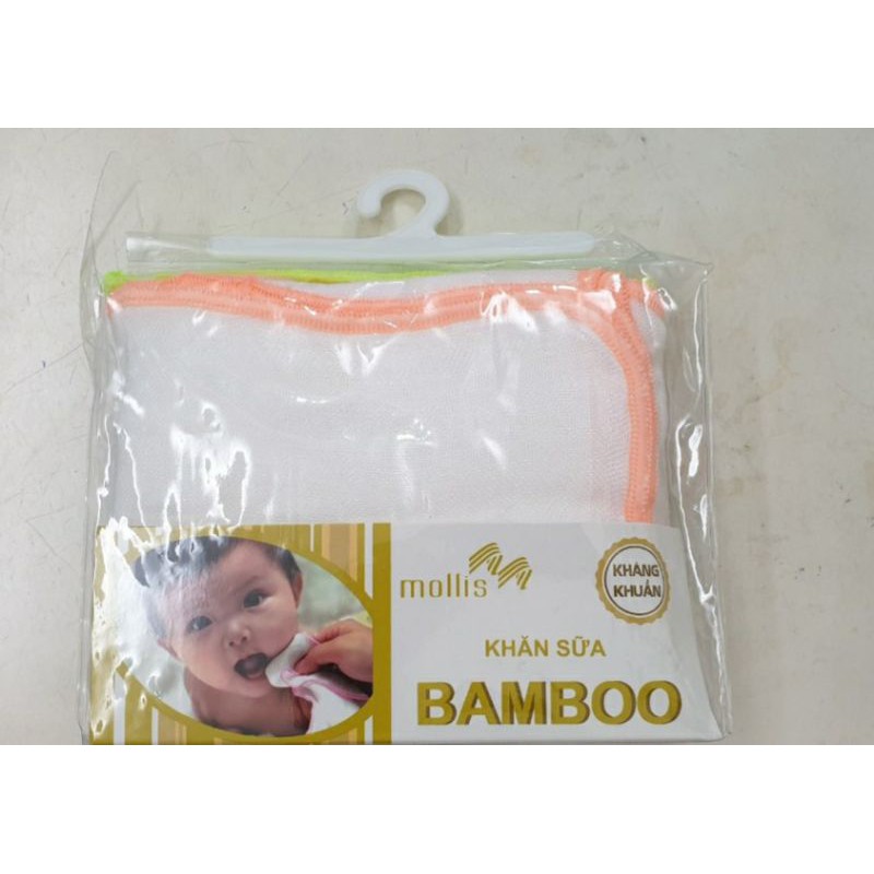 Bộ Khăn Sữa Mollis Bambo P637 ( 20 khăn)