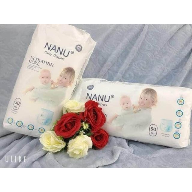 Bỉm nanu baby xuất nhật Quần M50/L50/XL50/XXL50/XXXL50