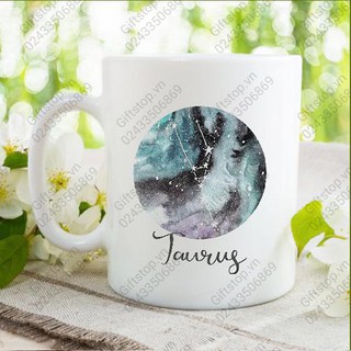 In cốc, cốc sứ in ảnh cung hoàng đạo : Cung Kim Ngưu Taurus