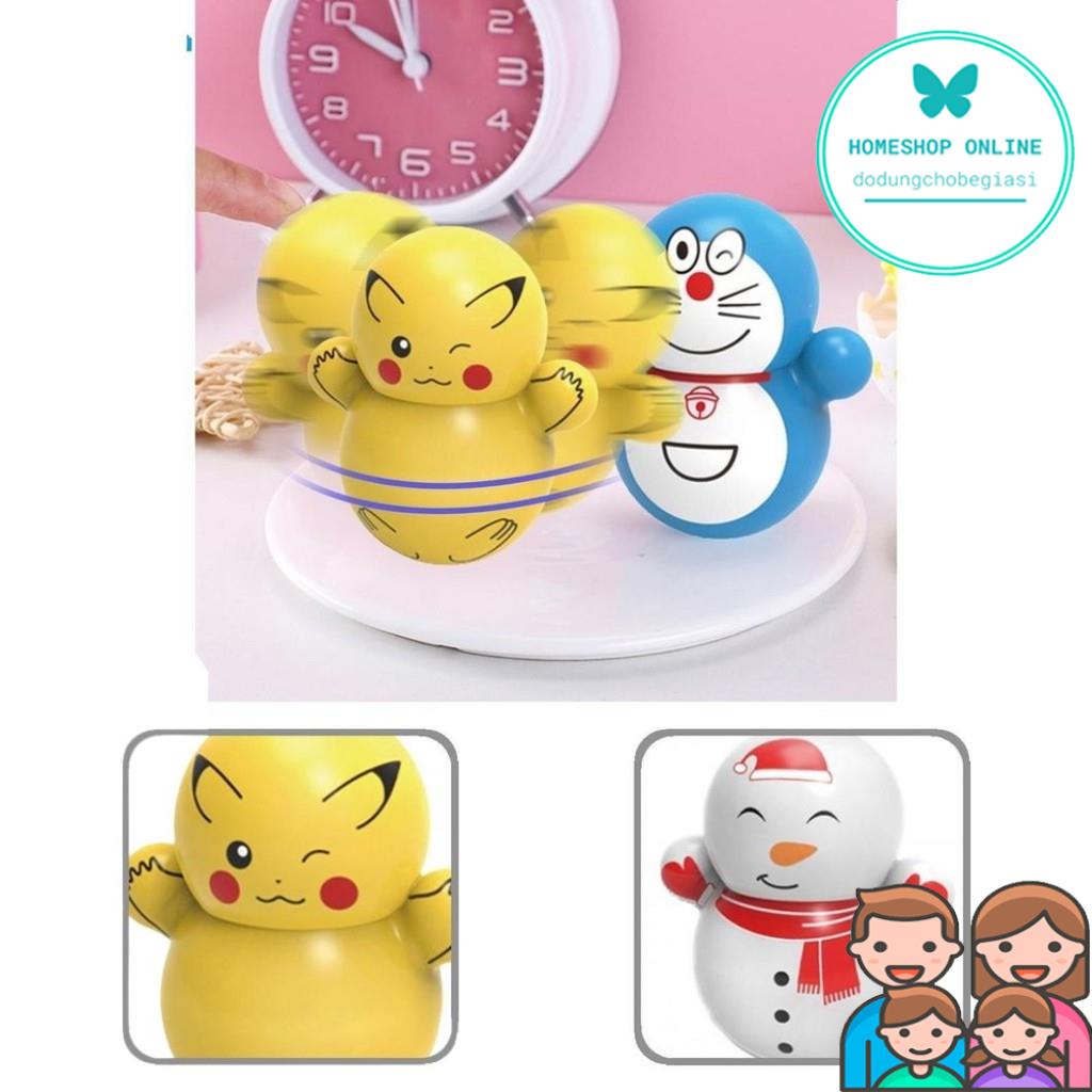 Đồ Chơi Lật Đật Doraemon Và Pikachu Đồ Chơi Lật Đật Mini Hình Đẹp Siêu Dễ Thương Cho Bé Vui Chơi Phát Triển