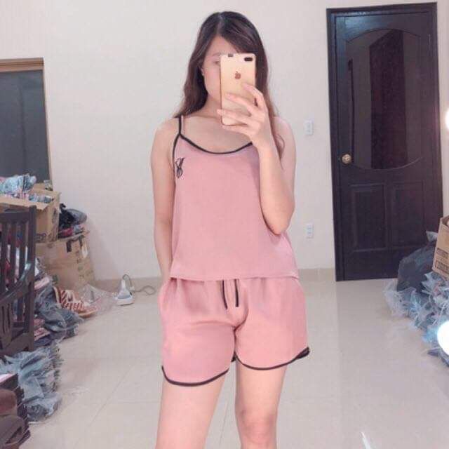 Bộ lụa mặc nhà cao cấp (kèm ảnh thật) | BigBuy360 - bigbuy360.vn