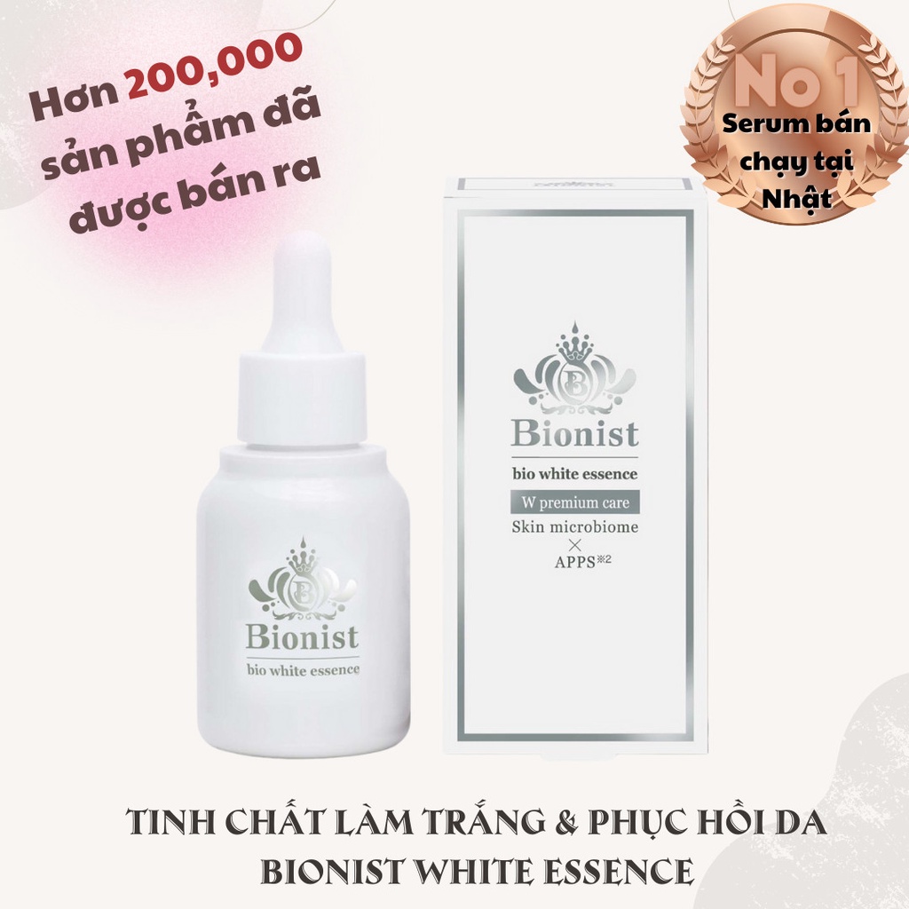TINH CHẤT DƯỠNG TRẮNG DA APPS BIONIST BIO WHITE ESSENCE - SERUM CHỐNG LÃO HOÁ NHẬT BẢN