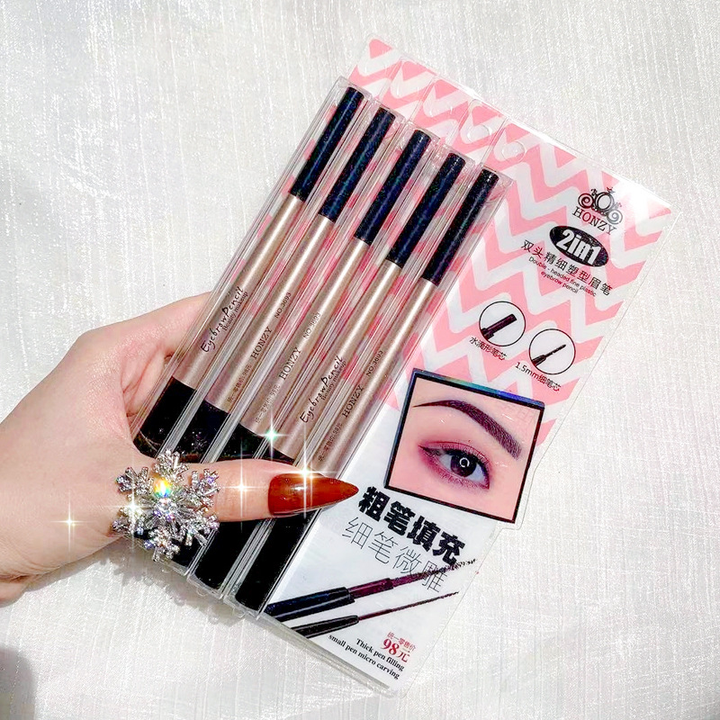 (Hàng Mới Về) Bút Chì Kẻ Lông Mày Hai Đầu Không Thấm Nước Và Mồ Hôi Tự Nhiên Lâu Trôi Honzy3693 | BigBuy360 - bigbuy360.vn