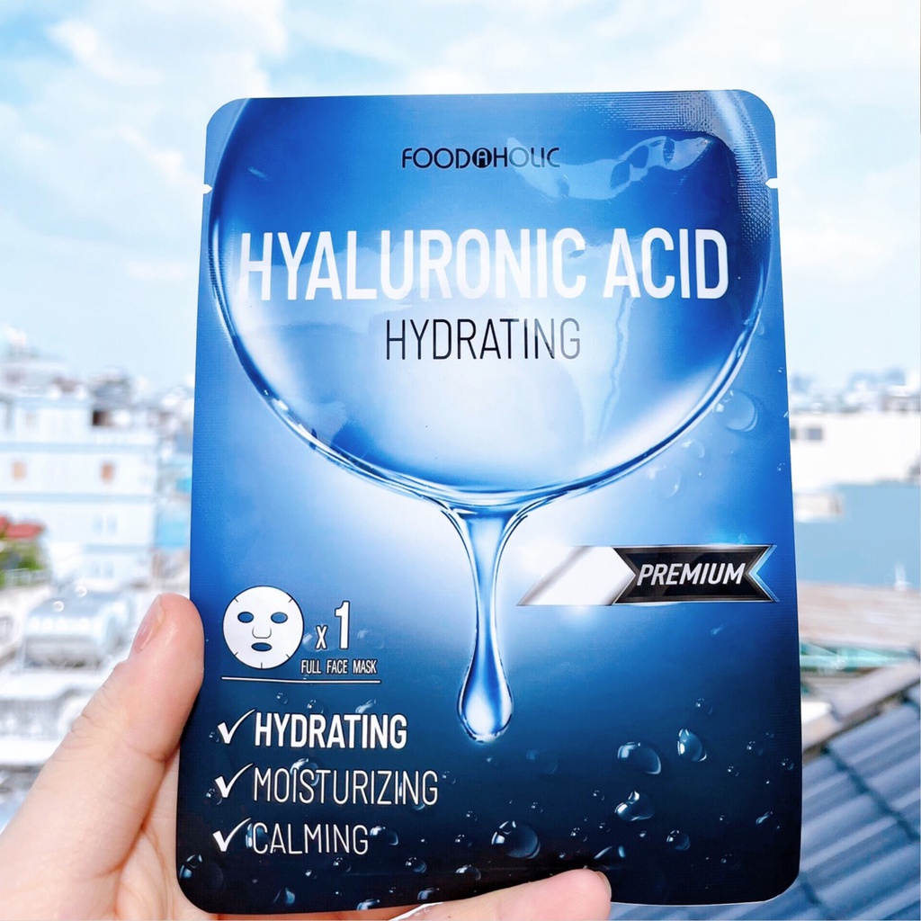 Mặt Nạ Hyaluronic Acid Cấp Ẩm Đa Tầng Cho Da  Foodaholic Hyaluronic Acid Hydrating Mask 23ml Bulsan Beauty