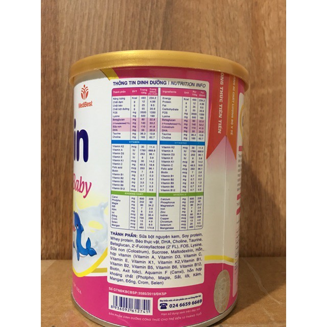 Sữa Origin Baby +  dành cho trẻ 0-1 tuổi