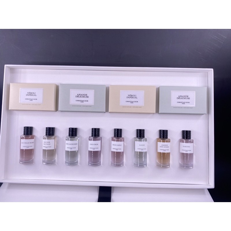 Set nước hoa Maison Christian Dior 8x7,5ml + xà bông tắm 4x50g | Thế Giới Skin Care