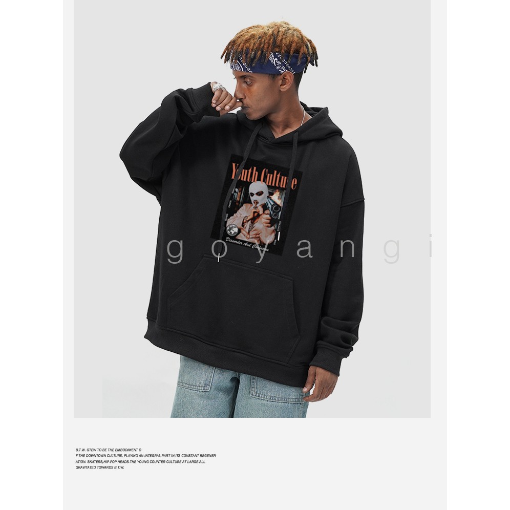 Áo hoodie goyangi Gang Bitxch unisex phong cách hàn quốc