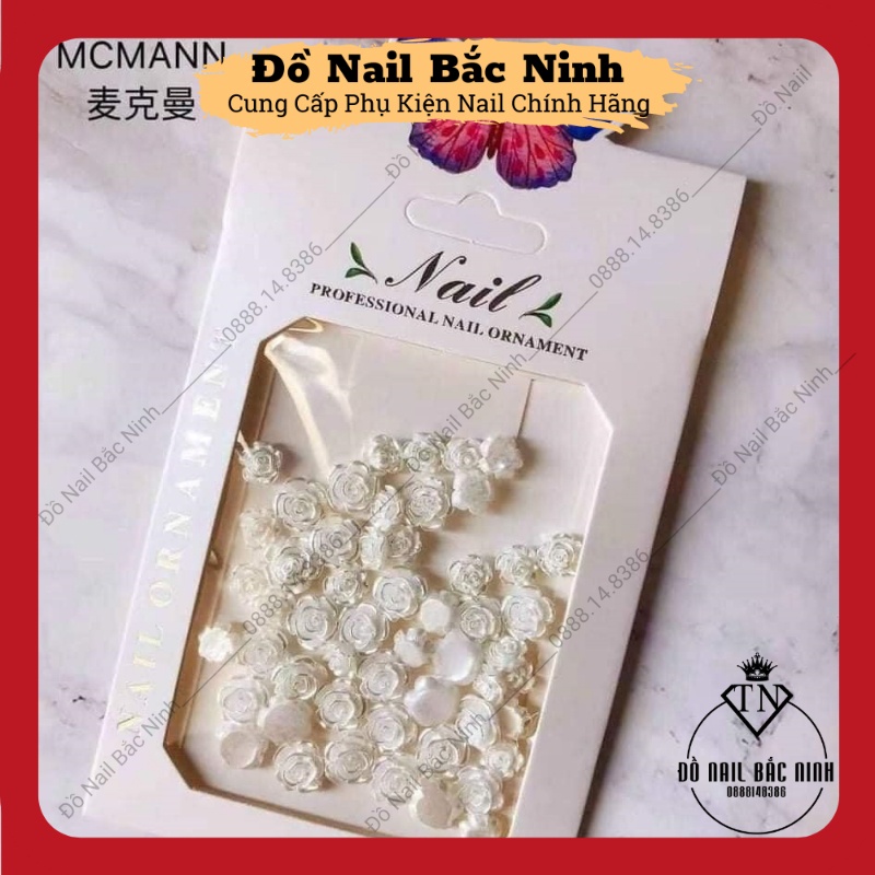 Charm Hoa Nhí Gắn Móng , Hoa Sứ Trang Trí Nail Siêu Xinh