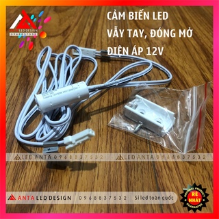 Cảm biến vẫy tay, đóng mở, chạm dùng cho LED 12v kết hợp led thanh , led dán trang trí nội thất, tủ bếp
