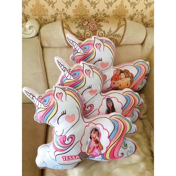 Ngựa Unicorn nhồi bông in hình