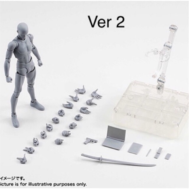 Mô hình Body Kun Chan DX Set Shf mẫu tập vẽ