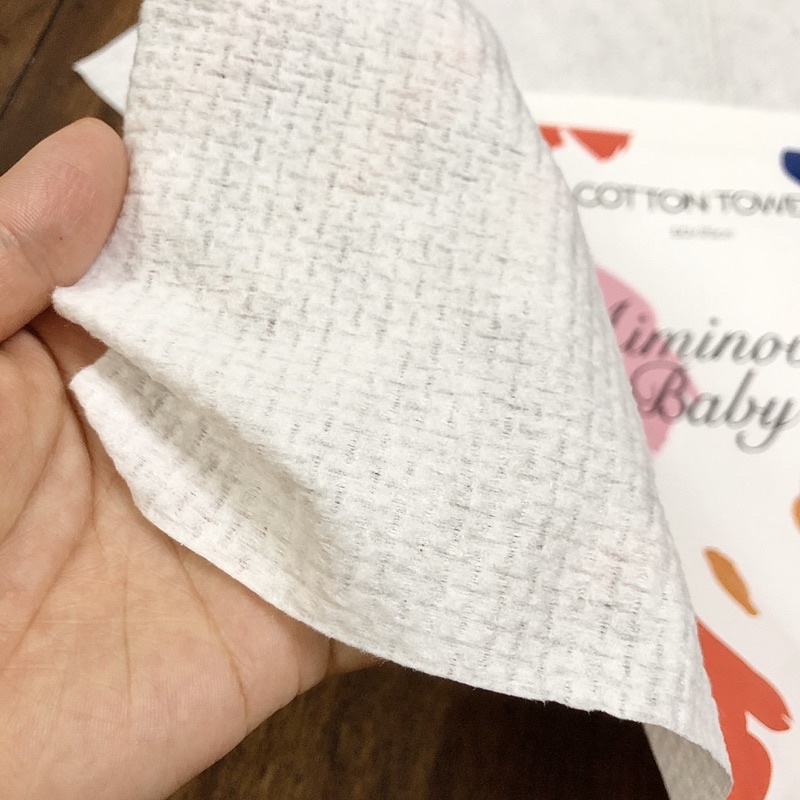 Set 3 khăn khô cotton tiện ích siêu thấm xuất Hàn Aiminove cho bé 60x35cm cotton towel for baby