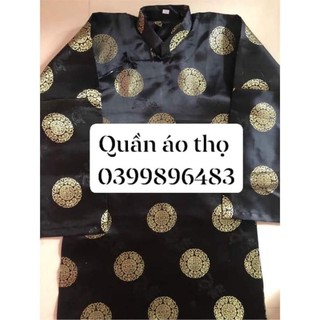 Combo : Áo Gấm , quần lụa & Khăn xếp mừng thọ cho các cụ