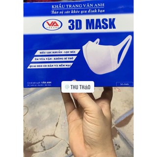 Khẩu trang 3D .Hộp 50c