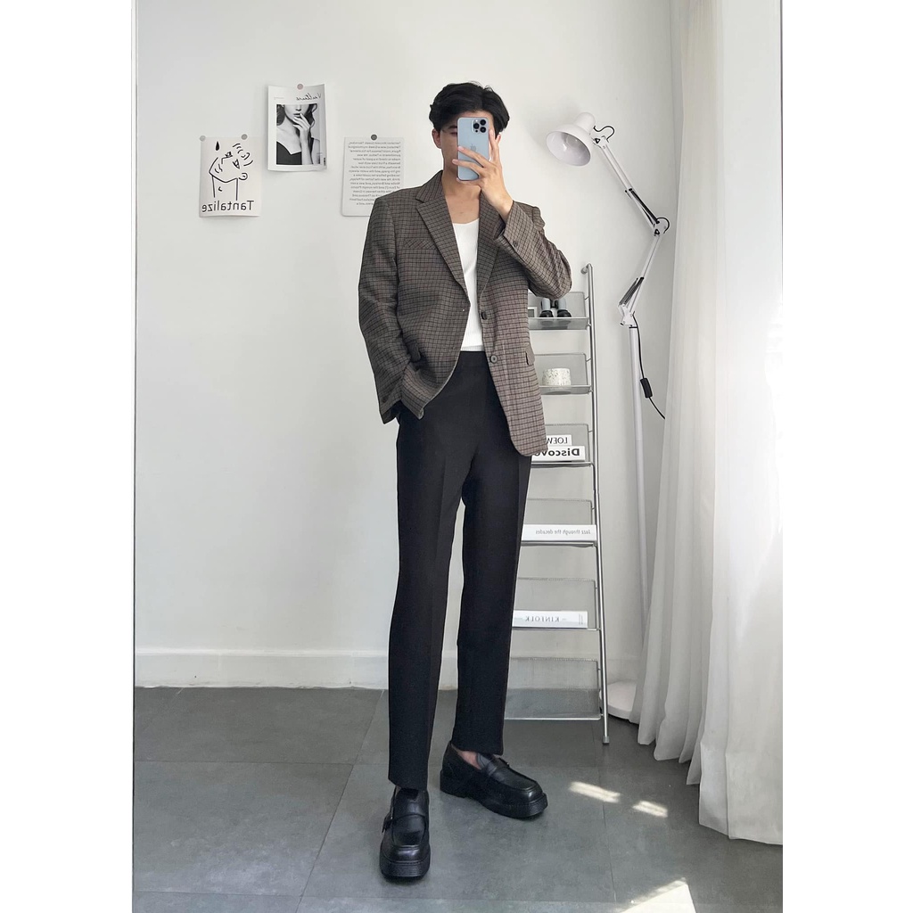 ÁO BLAZER SỌC CARO (VM102)