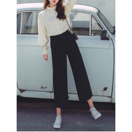 [HÀNG XƯỞNG GIÁ SỈ] Quần Suông Thời Trang Nữ Đep Dáng Dài💞 Quần Ống Rộng Phom Chuẩn Phong Cách Hàn Quốc | BigBuy360 - bigbuy360.vn