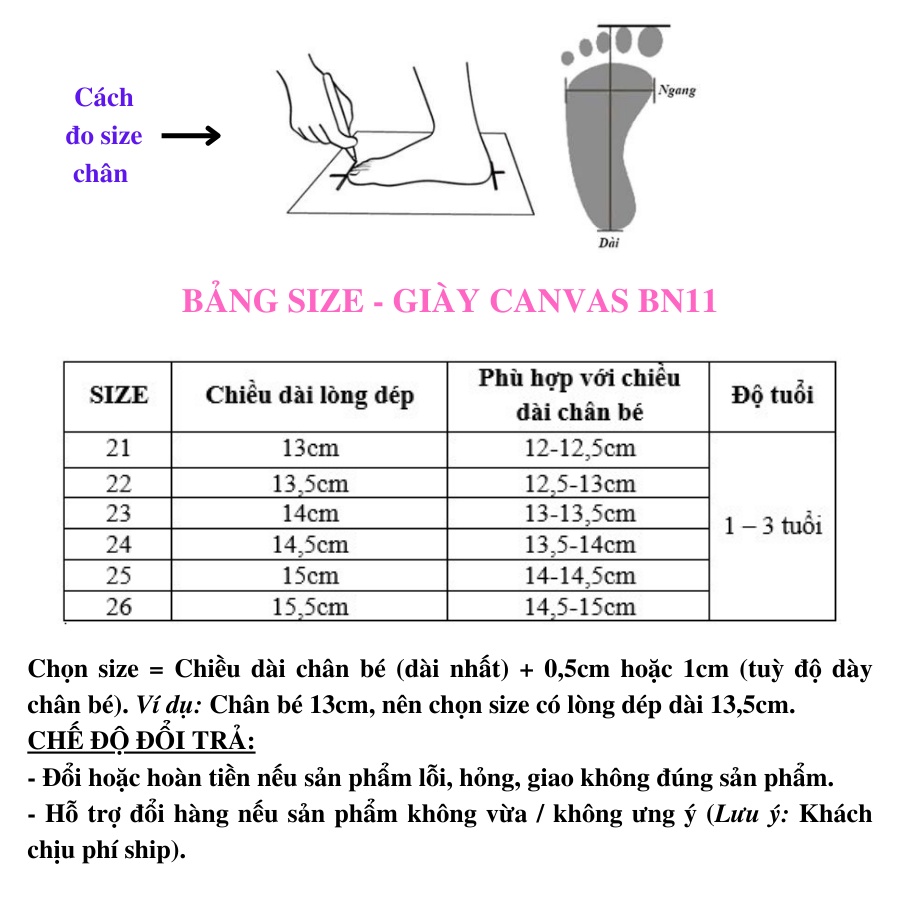 Giày vải canvas cho bé họa tiết chấm bi Bunny store, giày trẻ em gái đế mềm chống  trượt BN11