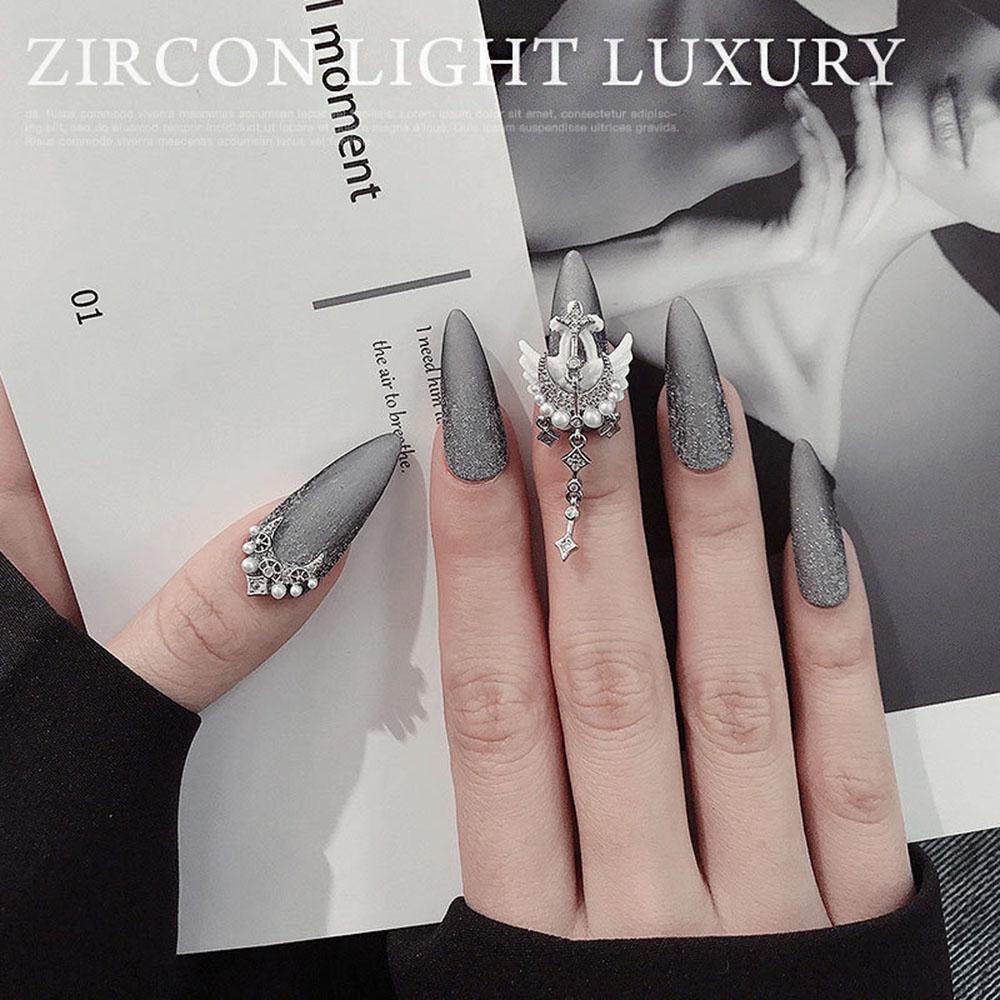 Phụ Kiện Trang Sức Trang Trí Móng Nghệ Thuật Phong Cách Retro DIY