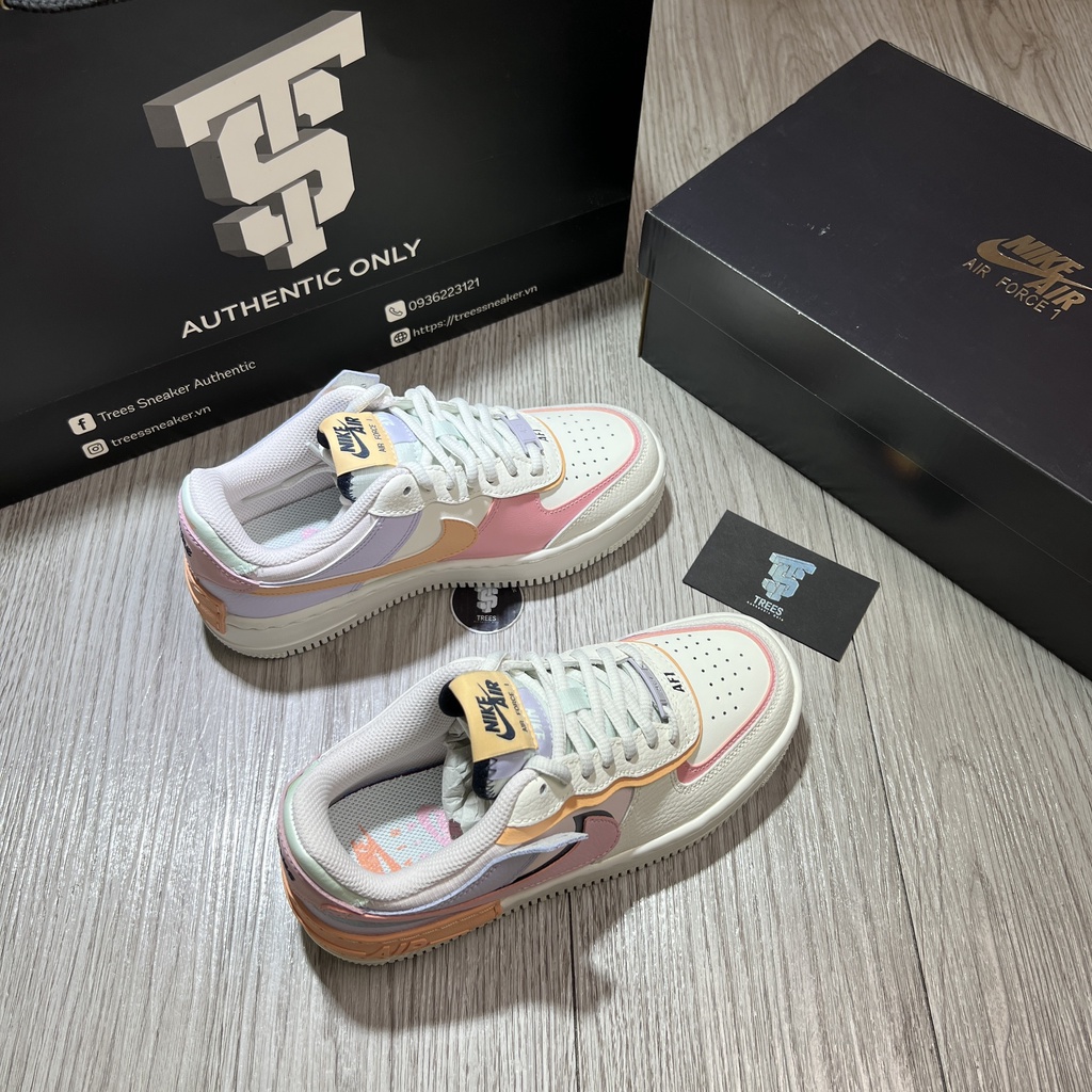 [CHÍNH HÃNG] Giày thể thao NIKE AIR FORCE 1 SHADOW SAIL PINK GLAZE