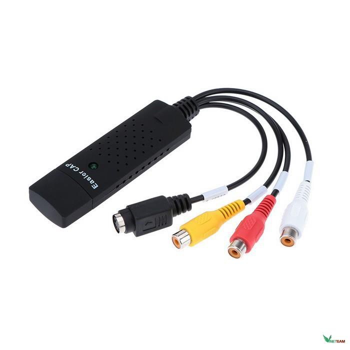 Easier Cap USB ✔ Cáp chuyển đổi video và âm thanh USB 2.0 cho Video DVR TV DVD VHS -DC975